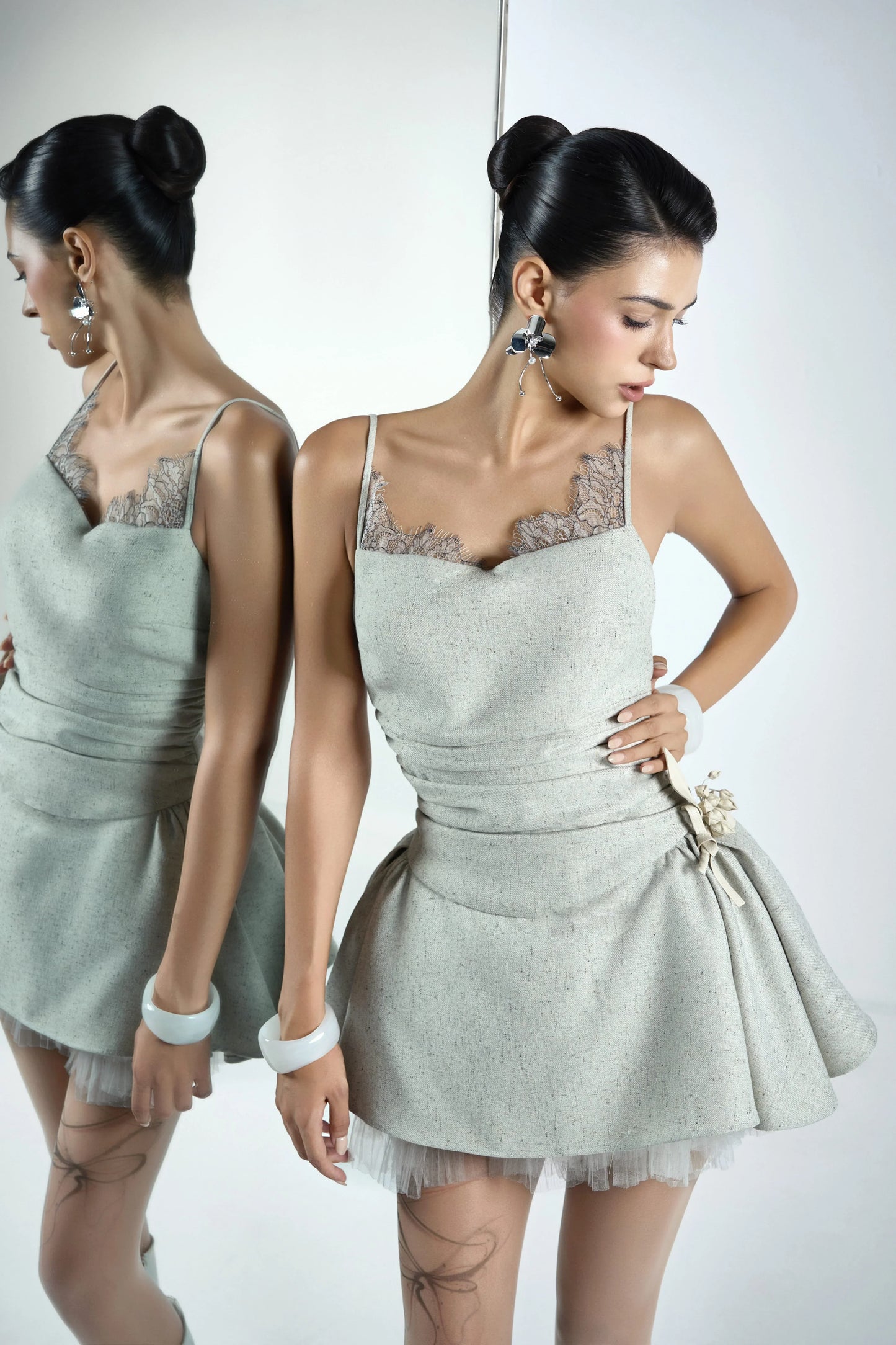 Sugar N Pop Mini Dress & Bell Flower